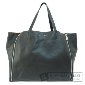 Celine Horizontal Cabas Leather Side Zip Tote Bag